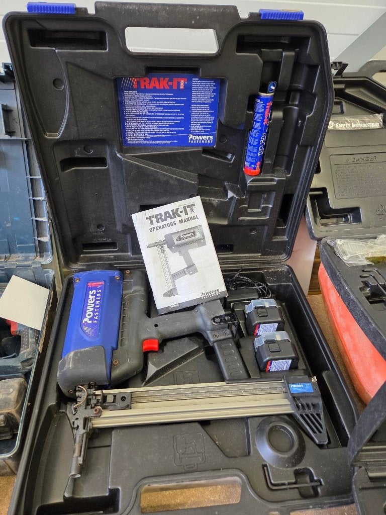 Powers Trak-It C3 Gasschiethamer Set – Compleet in Koffer, Ophalen of Verzenden, Gebruikt