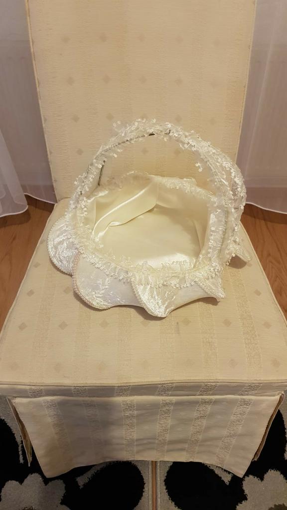 Decoratieve mand, Ophalen of Verzenden, Zo goed als nieuw, Feestartikel, Geboorte of Huwelijk