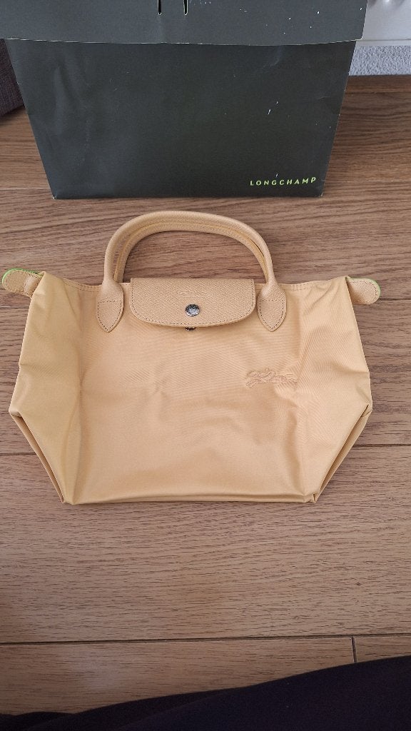 Longchamp Le Pliage S, Ophalen of Verzenden, Nieuw, Beige, Handtas