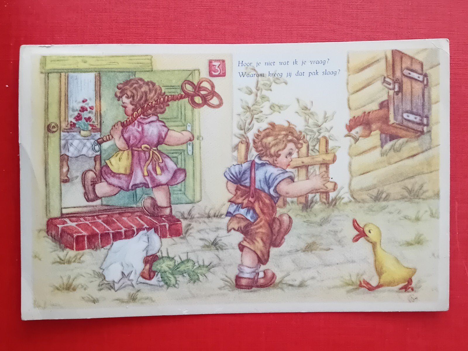 Ansichtkaart Fantasie, Ophalen of Verzenden
