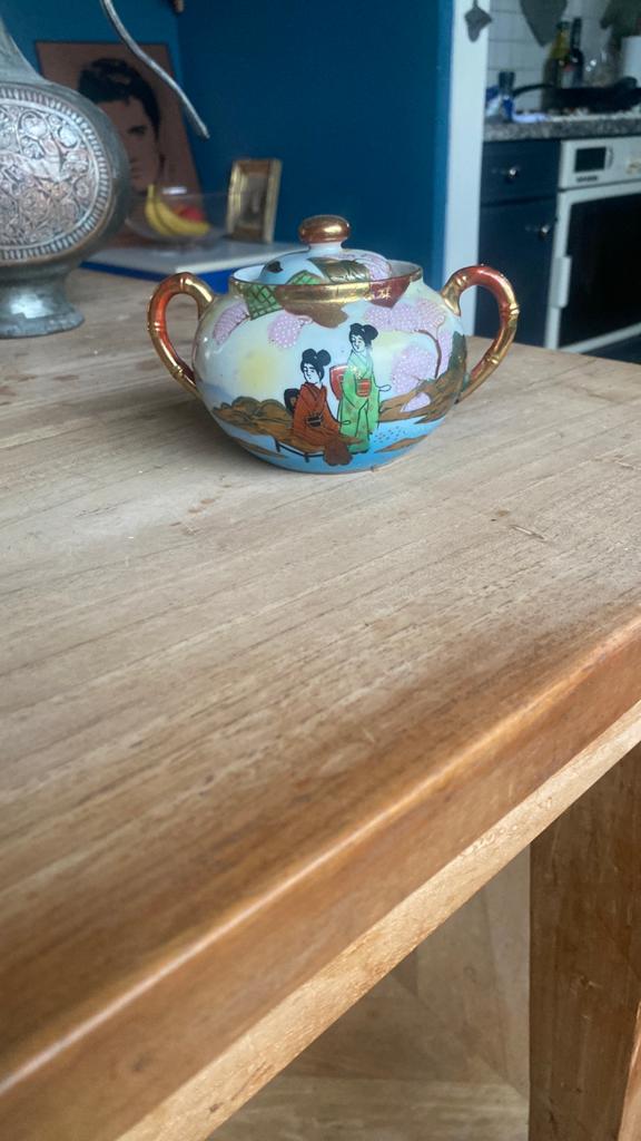 Suikerpot porselein, Antiek en Kunst, Antiek | Porselein, Ophalen