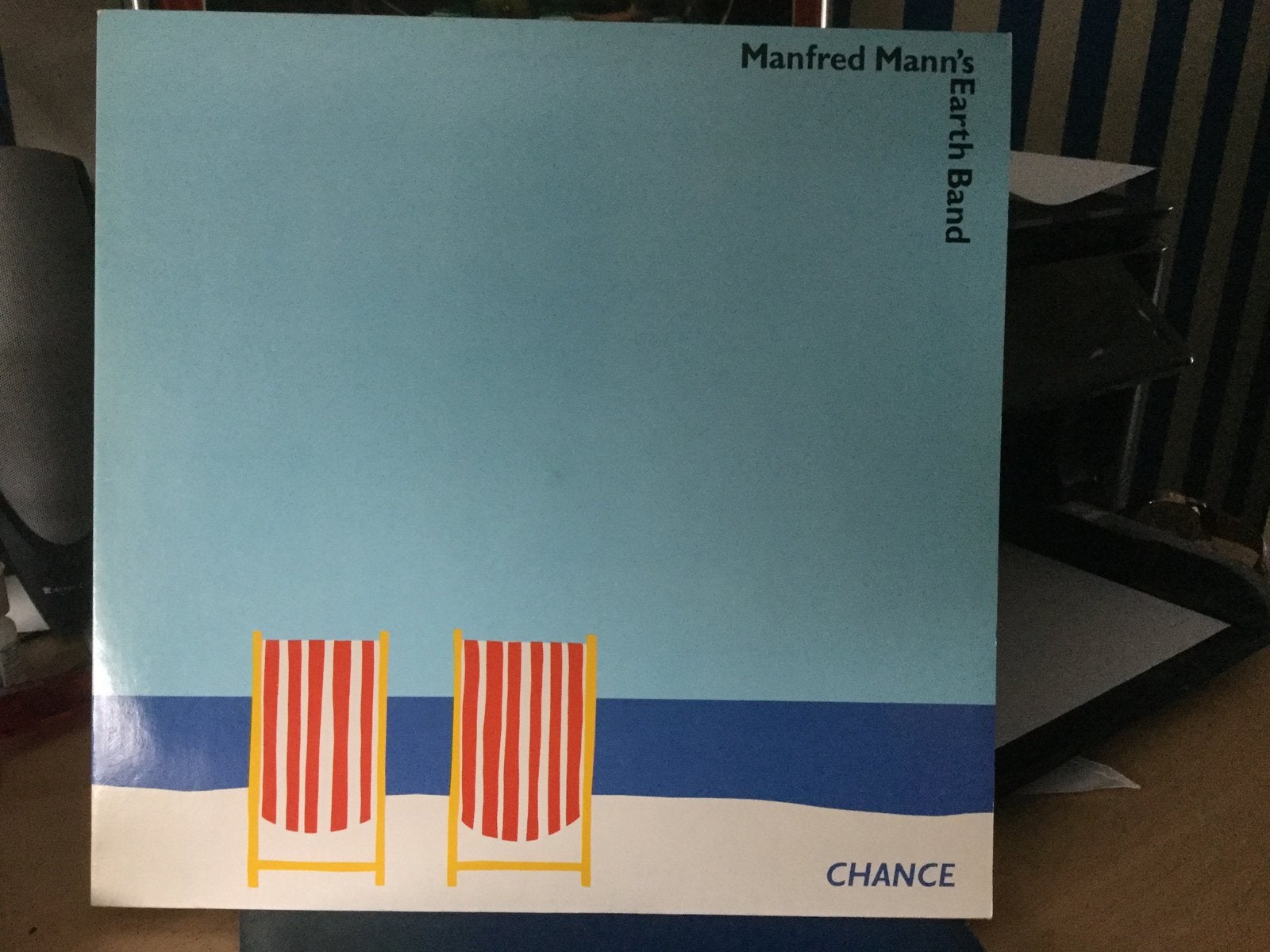 Manfred Mann’s Earthband-Chance. Topexemplaar prachtvinyl., Cd's en Dvd's, Vinyl | Rock, Ophalen of Verzenden, Zo goed als nieuw