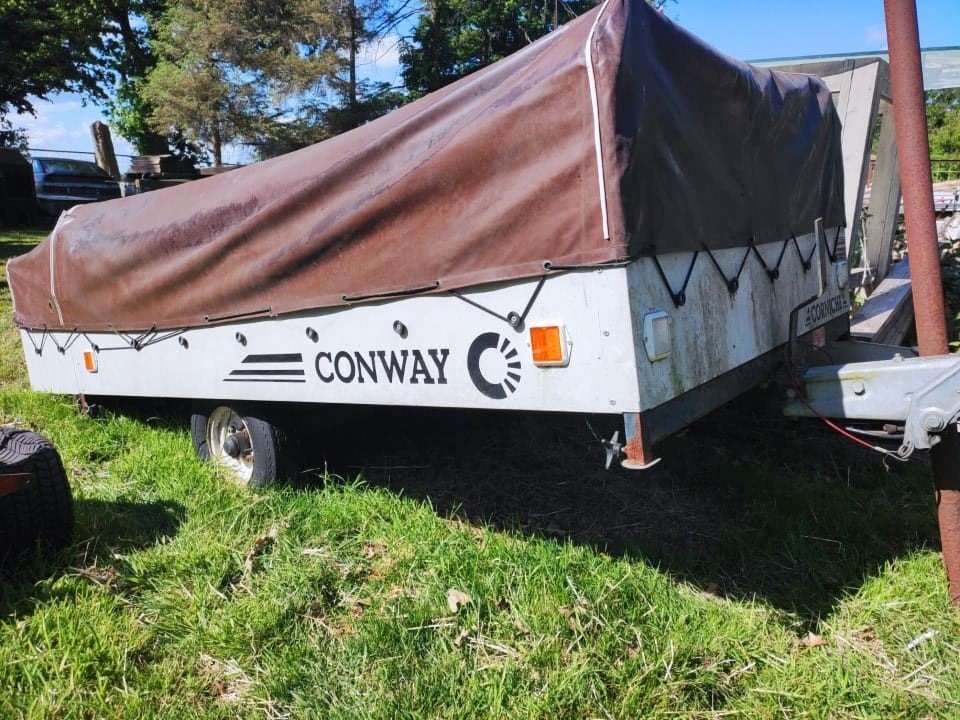 vouwwagen conway Corniche, Ophalen