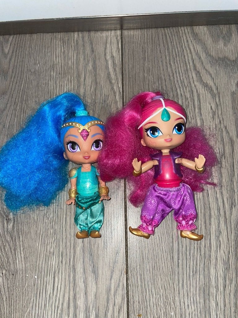 2 poppen shimmer & shine, Ophalen of Verzenden, Babypop