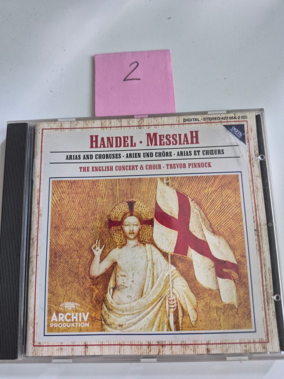 Händel - Messiah (Archiv Produktion CD), Gebruikt, Ophalen of Verzenden, Oratorium, Inclusief doosje