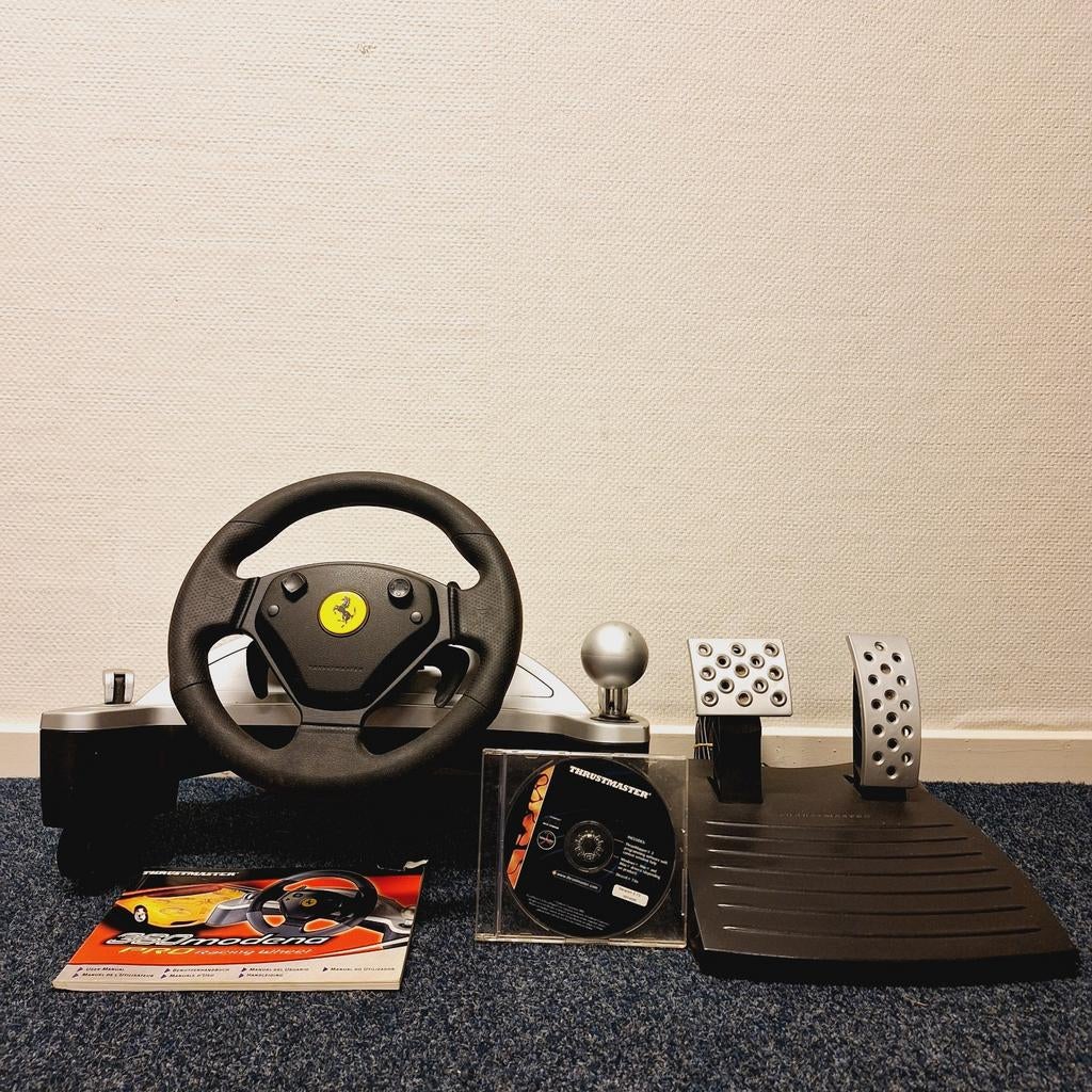 Thrustmaster 360 Modena Pro - Racing Wheel - PC - Compleet, Computers en Software, Joysticks, Gebruikt, Ophalen of Verzenden