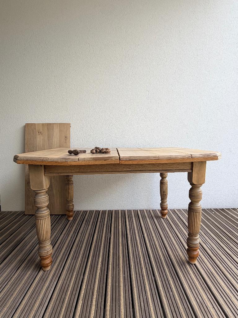 Vintage Grenen Tafel, Antiek en Kunst, Antiek | Meubels | Tafels, Ophalen