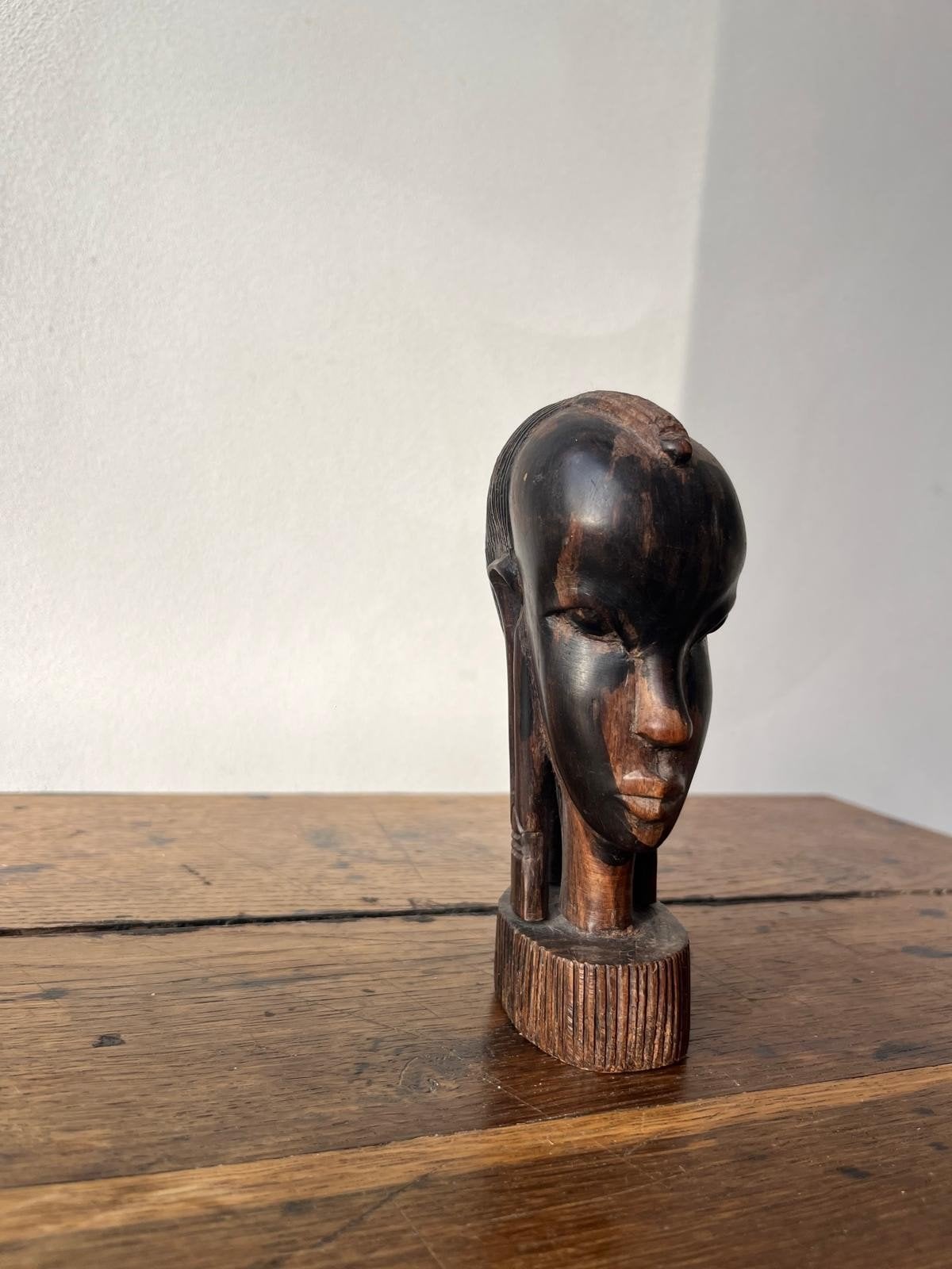 afrikaans beeld van ebbenhout, Ophalen of Verzenden
