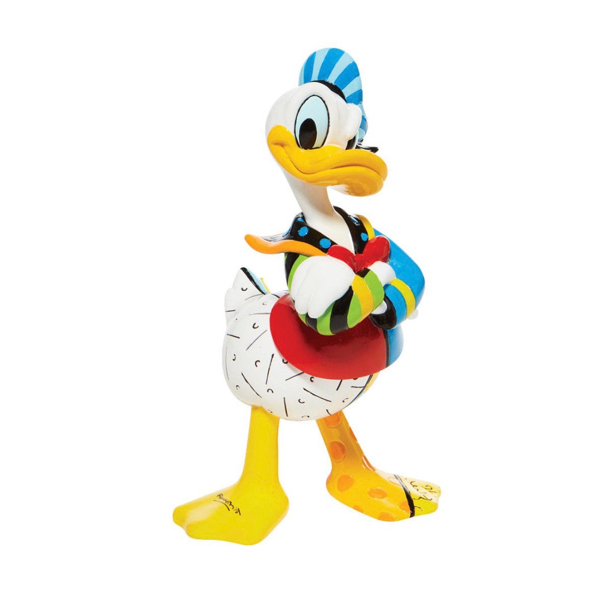 Disney Britto Donald Duck – NIEUW IN DOOS – Romero Britto, Ophalen of Verzenden, Donald Duck, Nieuw, Beeldje of Figuurtje