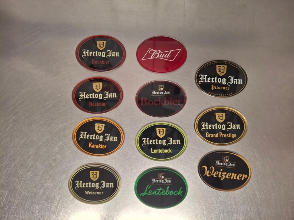 Taplenzen Hertog Jan en Bud, Ophalen, Zo goed als nieuw, Overige typen, Hertog Jan