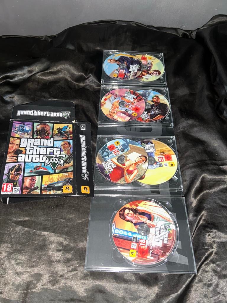Grand Theft Auto V (GTA 5) PC DVD-ROM, Avontuur en Actie, Online, Vanaf 18 jaar, 1 speler