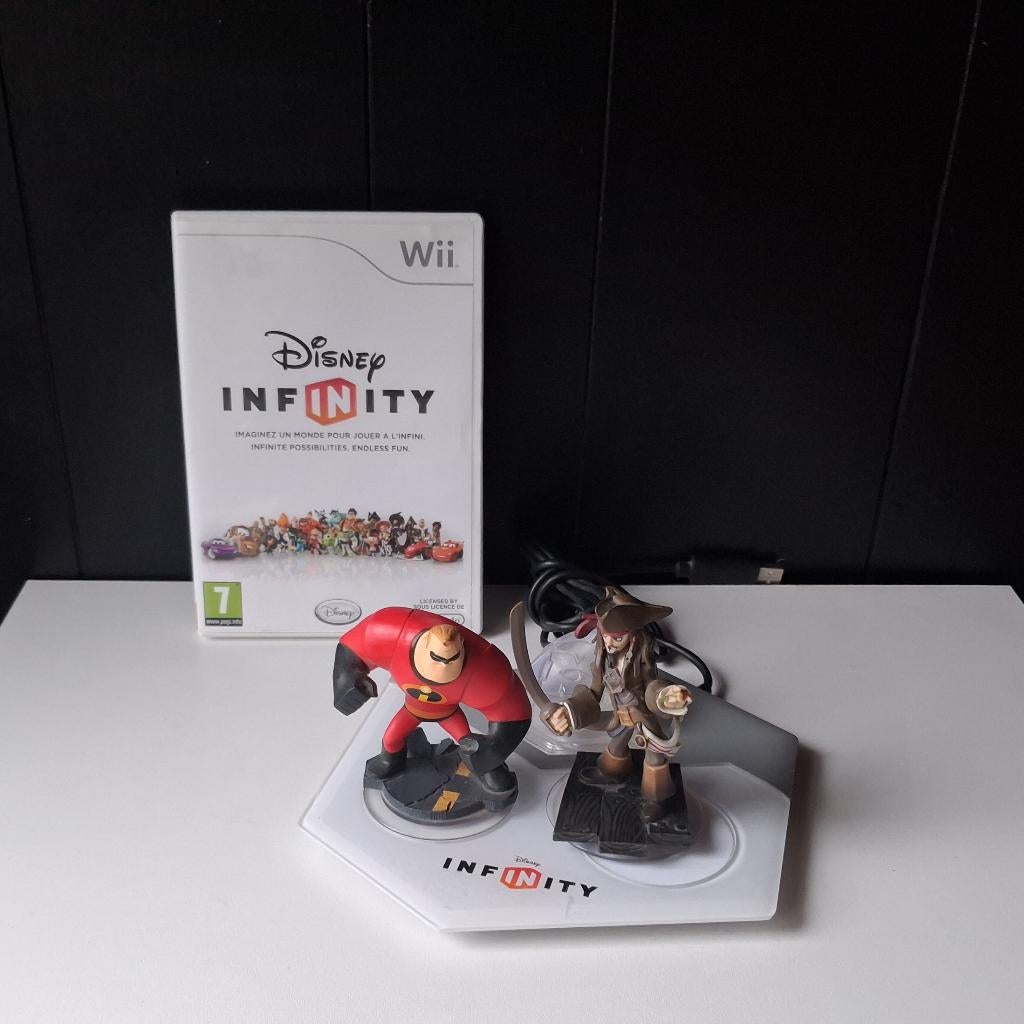 Disney Infinity wii  Mr. Incredible en Jack Sparrow, Ophalen of Verzenden, Overige figuren, Zo goed als nieuw, Overige typen