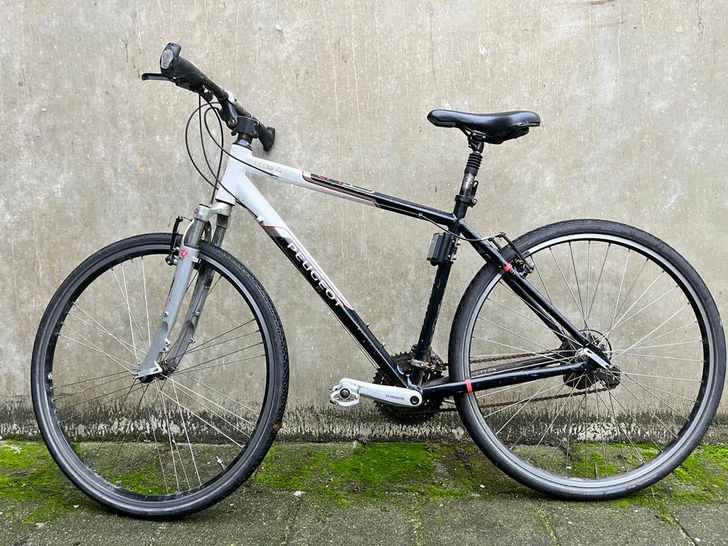 Peugeot hybride mountainbike fiets, Ophalen, Zo goed als nieuw, Minder dan 10 versnellingen, Overige merken
