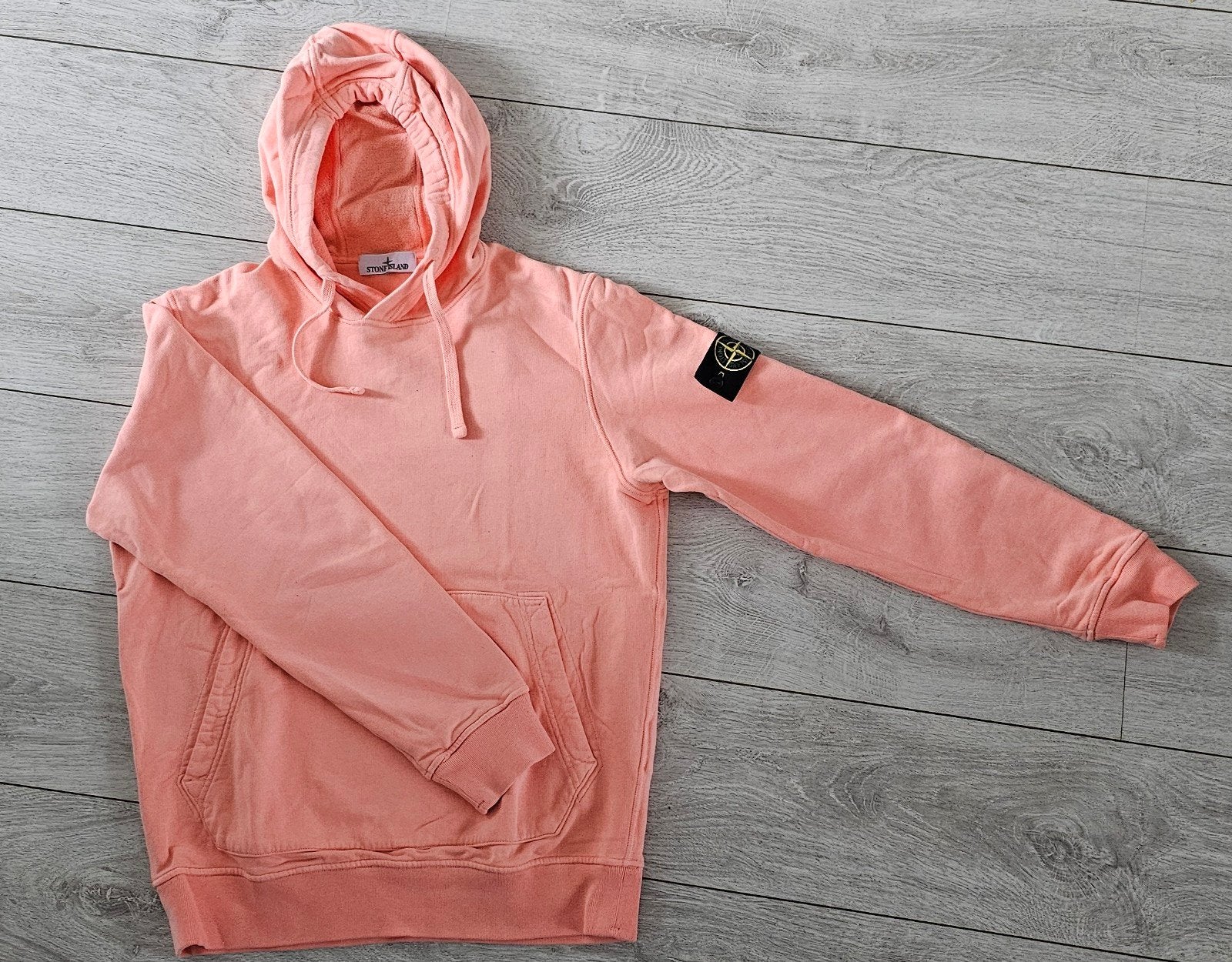Stone Island hoodie maat L, Kleding | Heren, Ophalen of Verzenden, Gedragen, Roze, Stone Island