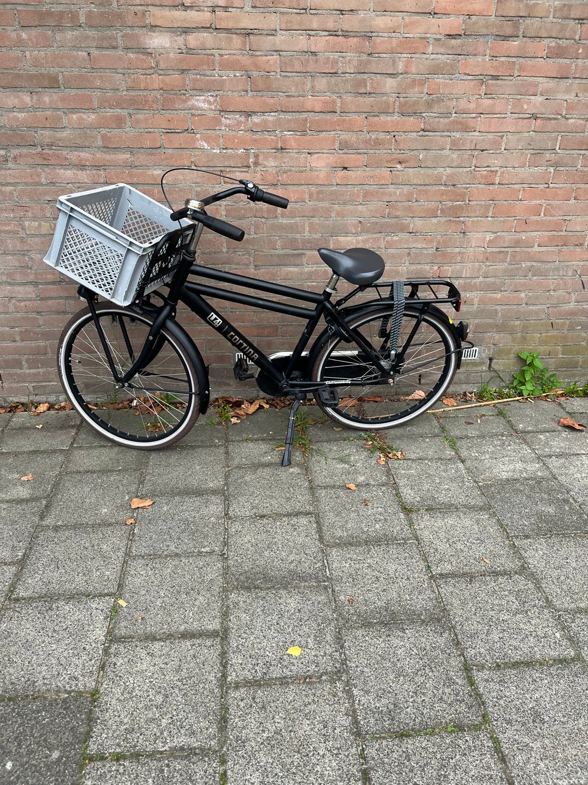 Cortina U4 Transportfiets - Zwart, Zo goed als nieuw, Ophalen, Terugtraprem, (Extra) lage instap, Zo goed als nieuw