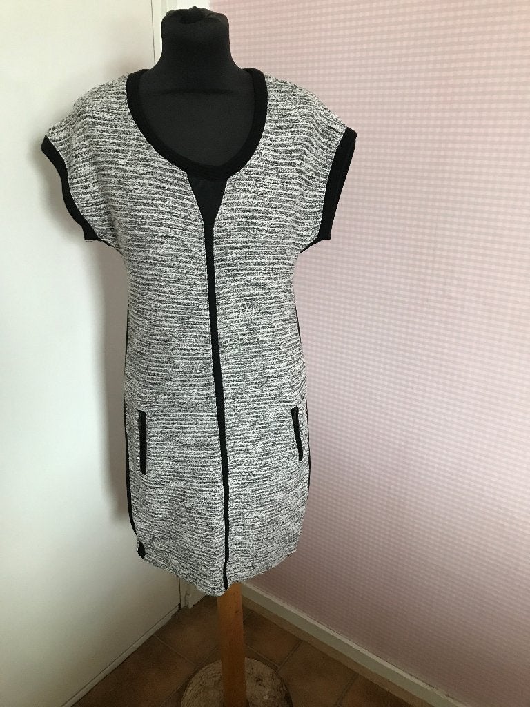 zwart/wit jurkje (Eksept) XS, Kleding | Dames, Meerkleurig, Ophalen of Verzenden, Eksept, Maat 34 (XS) of kleiner