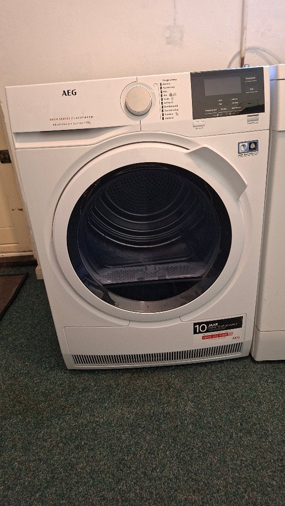 Wasdroger warmtepomp AEG, Witgoed en Apparatuur, Ophalen, Overige typen, 8 tot 10 kg, Zo goed als nieuw