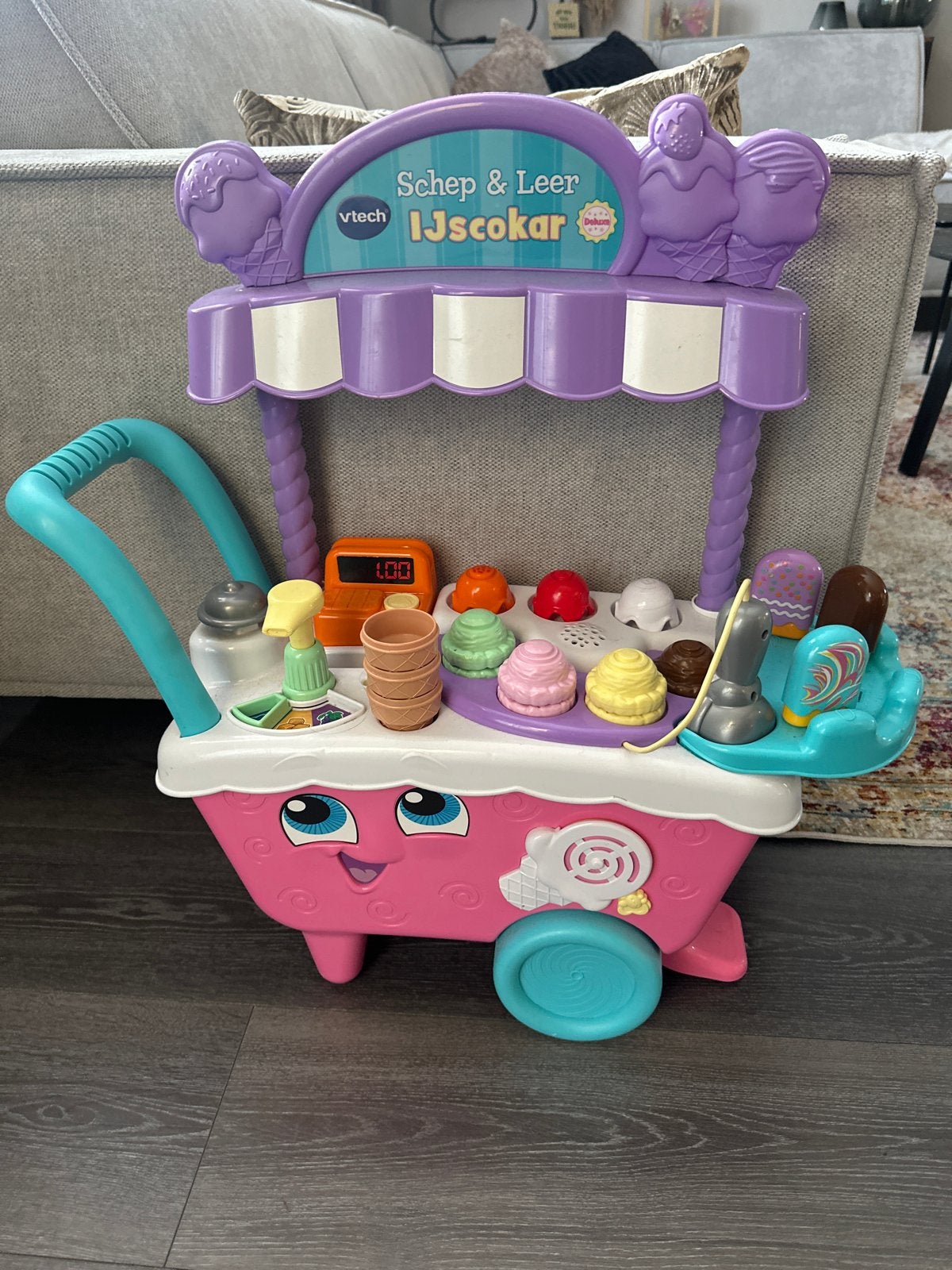 VTech Schep & Leer IJscokar - Interactief Speelgoed, Kinderen en Baby's, Speelgoed | Overig, Gebruikt, Jongen of Meisje, Ophalen