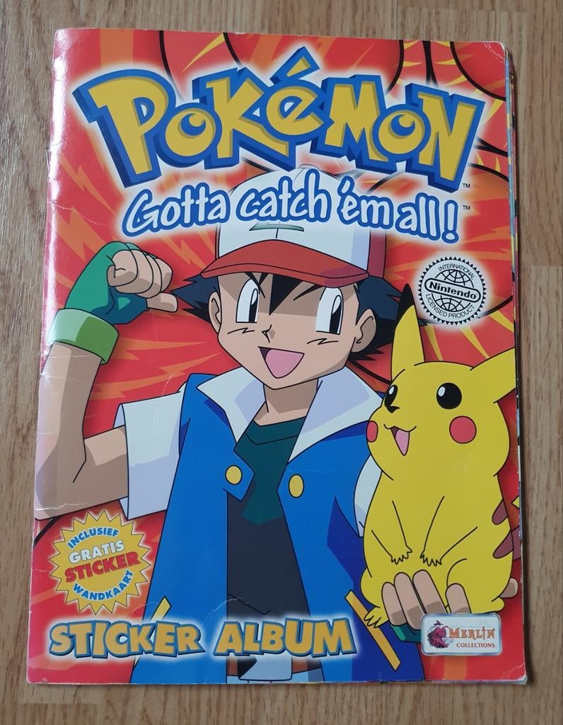 Pokémon Sticker Album (Merlin), Ophalen of Verzenden, Gebruikt