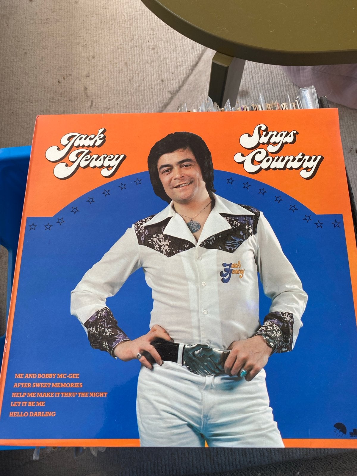 Jack Jersey Sings Country LP - Vintage Country Album, Ophalen of Verzenden, Gebruikt, Album, Country