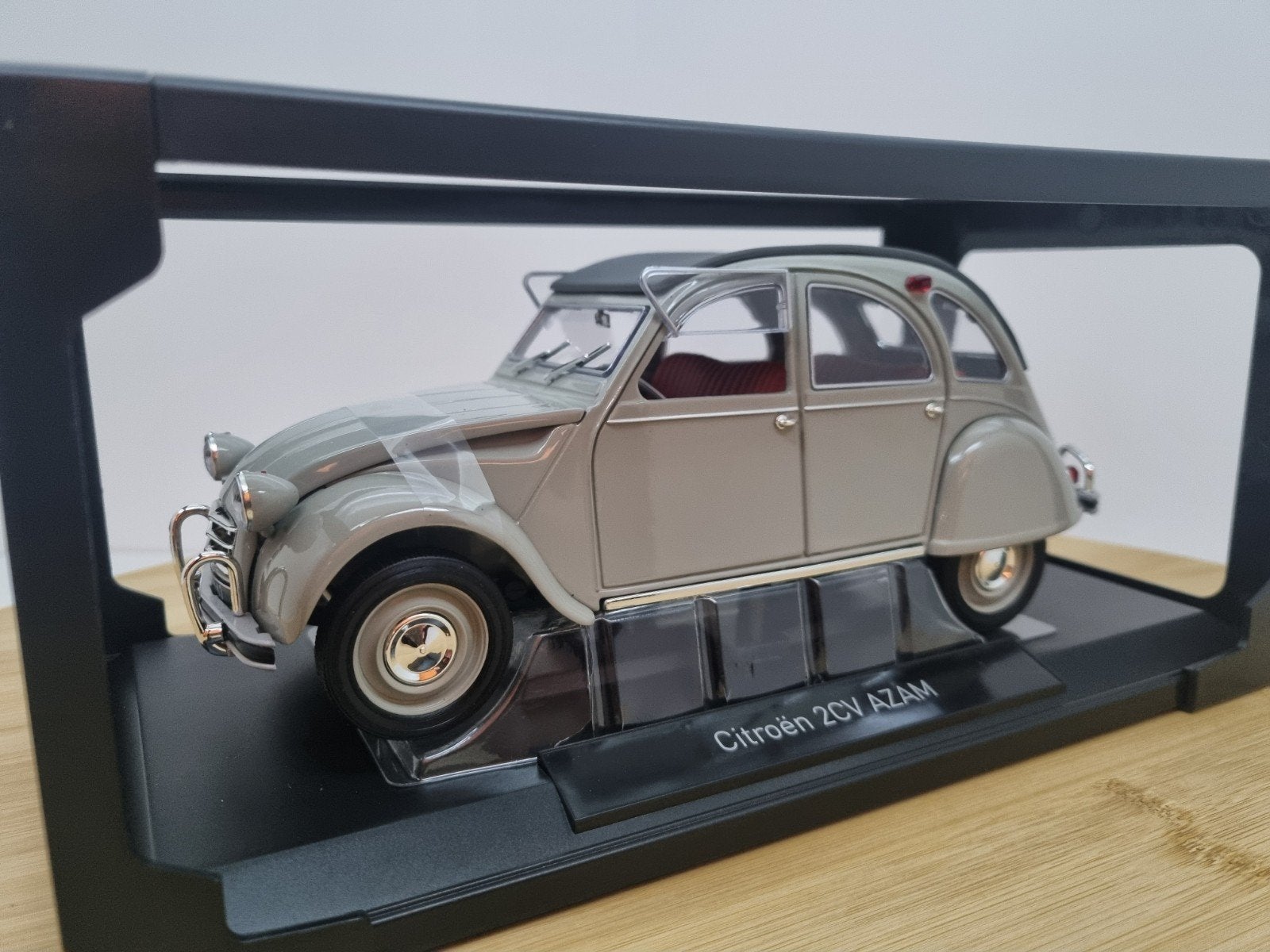 Norev Citroën 2cv AZAM "eend" 1:18 Rose Grey, Auto, C, Nieuw, Norev