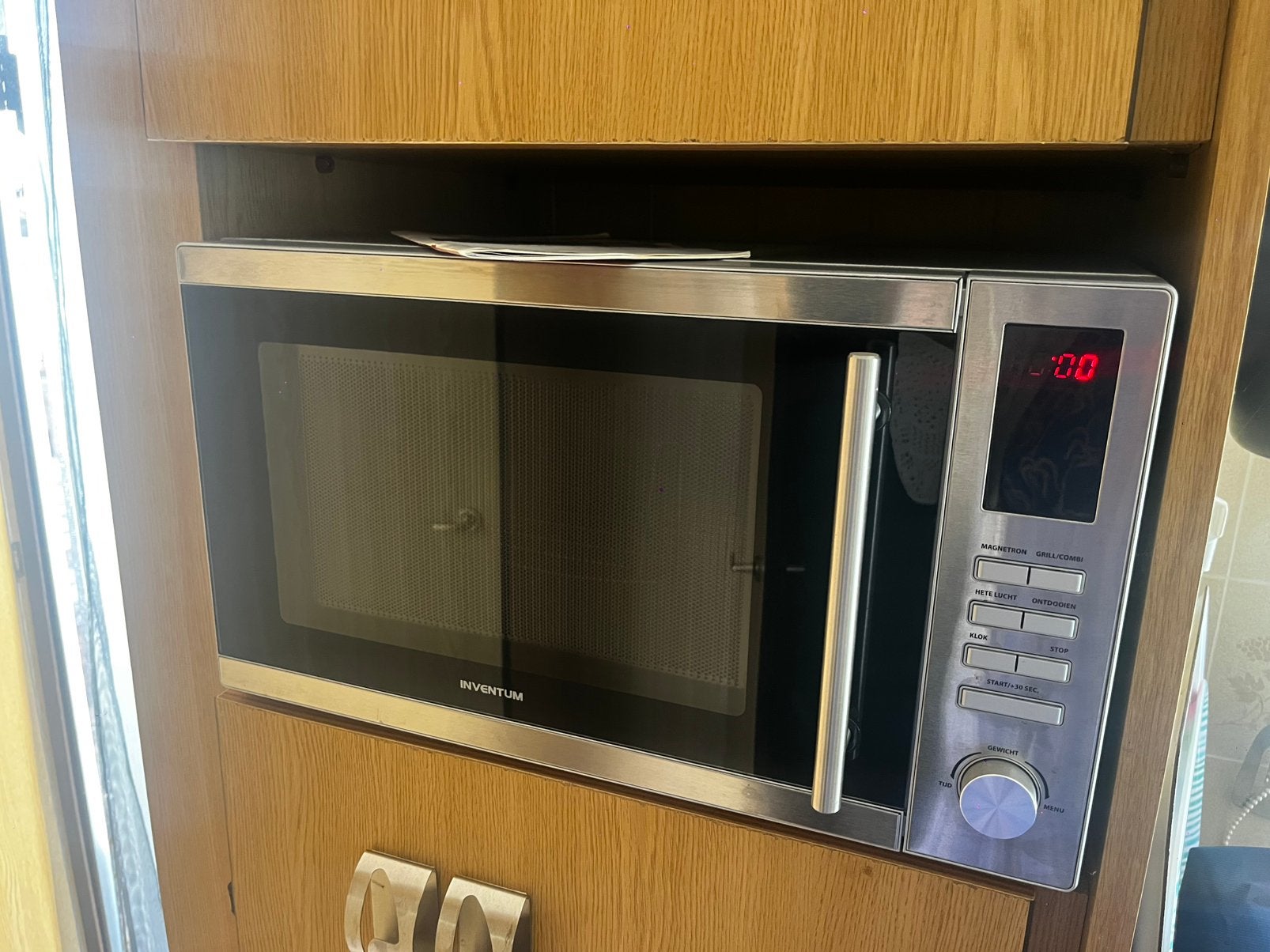 Combimagnetron Inventum, Ophalen, Zo goed als nieuw, Minder dan 45 cm