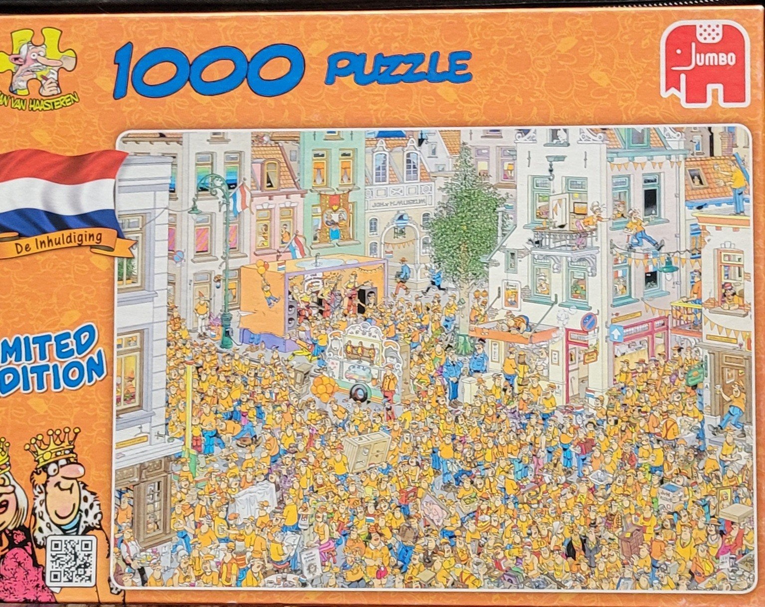 Limited Edition Jan van Haasteren Legpuzzel 1000 Stukjes, Hobby en Vrije tijd, Denksport en Puzzels, Ophalen of Verzenden, 500 t/m 1500 stukjes