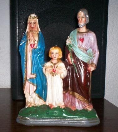 1 heilig hart familie beeldje, Ophalen