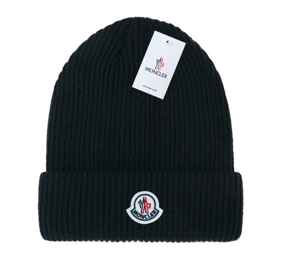 Moncler Muts Zwart - Nieuw in plastic tasje, Kleding | Heren, Mutsen, Sjaals en Handschoenen, Ophalen of Verzenden, Nieuw, Muts