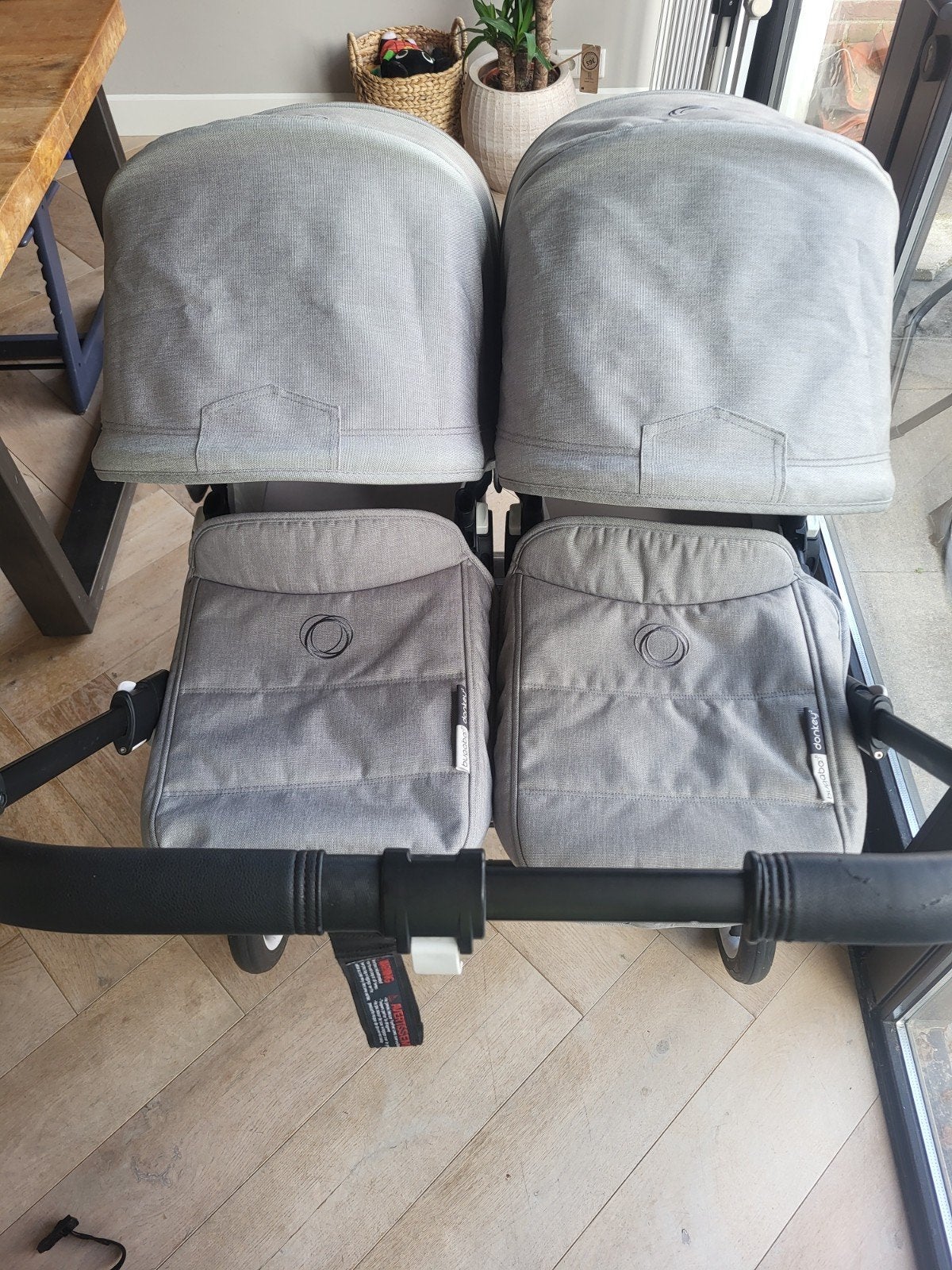 Bugaboo Donkey 2 Duo Kinderwagen - Grijs, Ophalen, Gebruikt, Bugaboo, Combiwagen