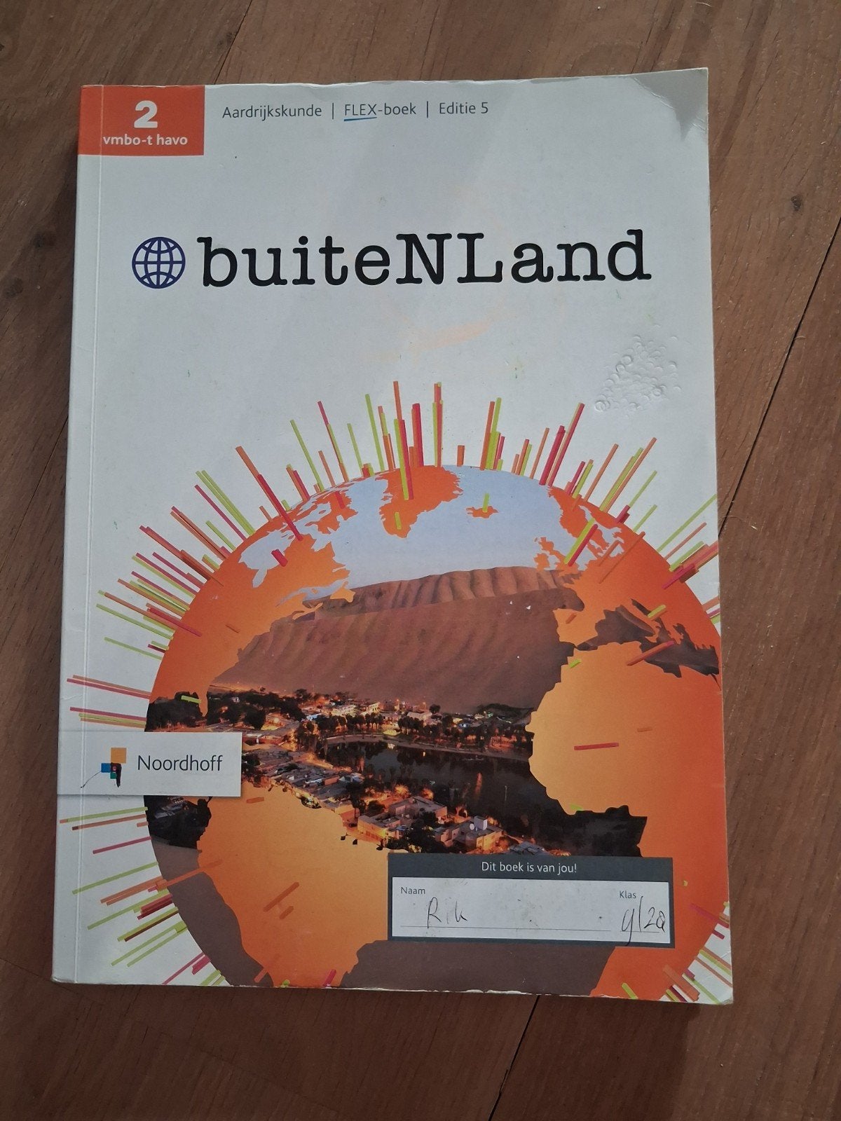 Aardrijkskunde FLEX-boek buiteNLand vmbo-t havo Editie 5, Boeken, Ophalen of Verzenden, Gelezen, VMBO, Aardrijkskunde