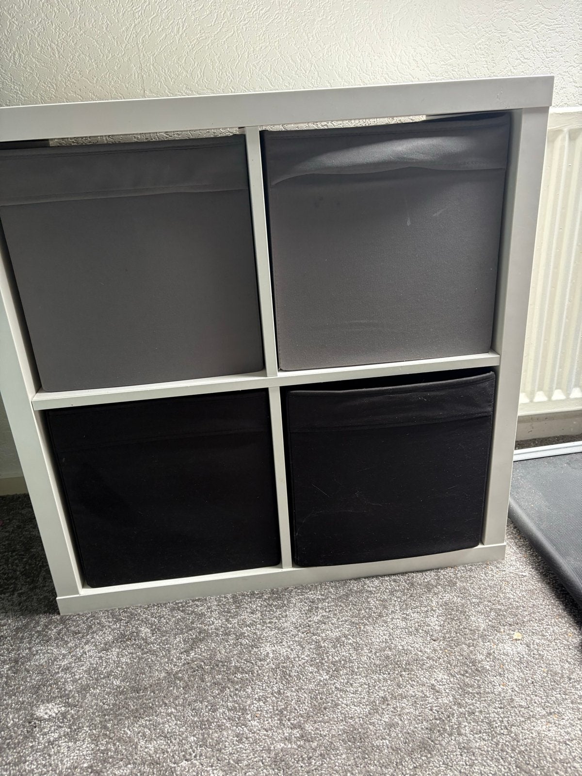 Ikea Kallax kast wit met 4 vakken, Ophalen, Gebruikt, 50 tot 100 cm, Minder dan 100 cm
