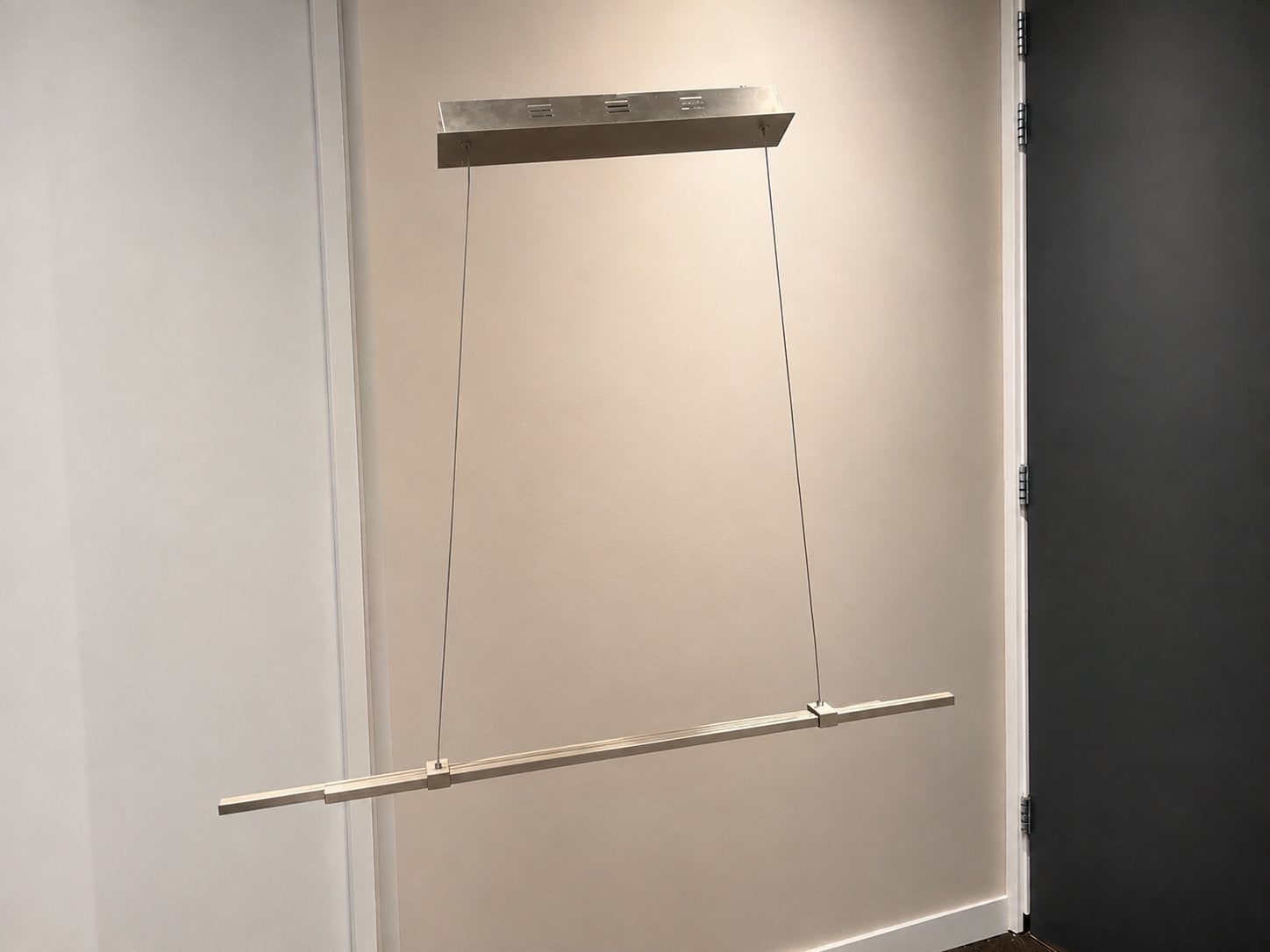 Moderne LED hanglamp - Dimbare designverlichting, Huis en Inrichting, Ophalen, Zo goed als nieuw, Metaal, Overige fittingen