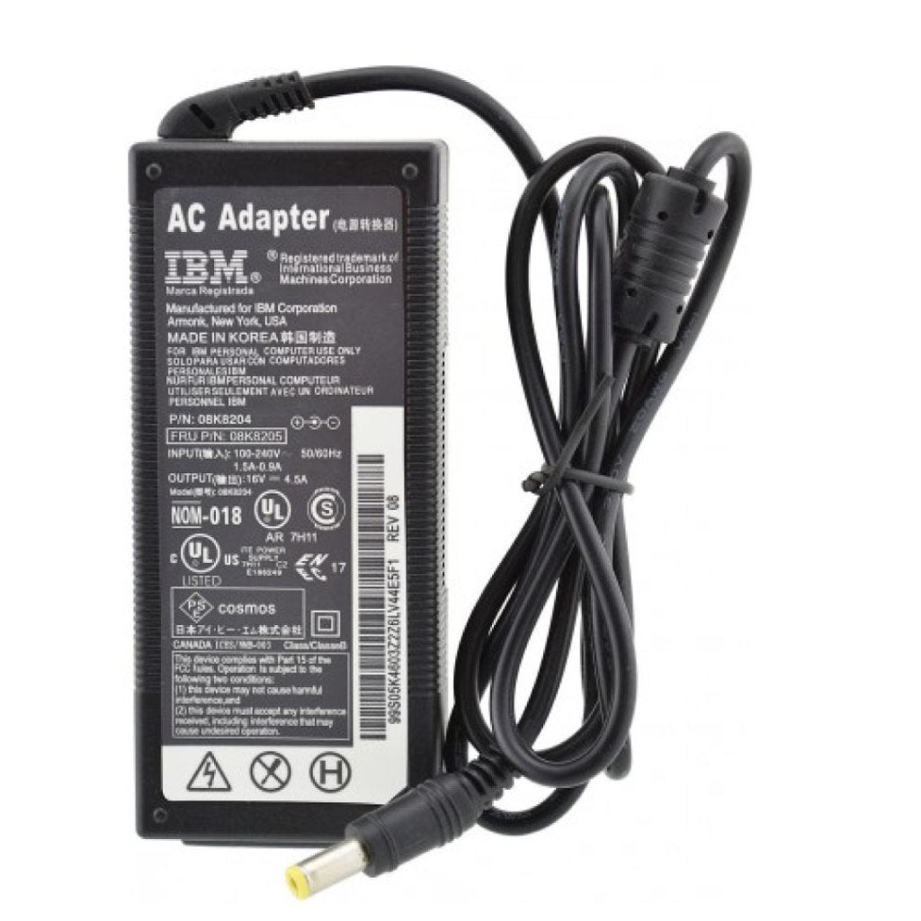 IBM Lenovo Adapter 16V 4.5A - 5.5*2.5 tip Originele Oplader, Ophalen of Verzenden, Zo goed als nieuw, IBM