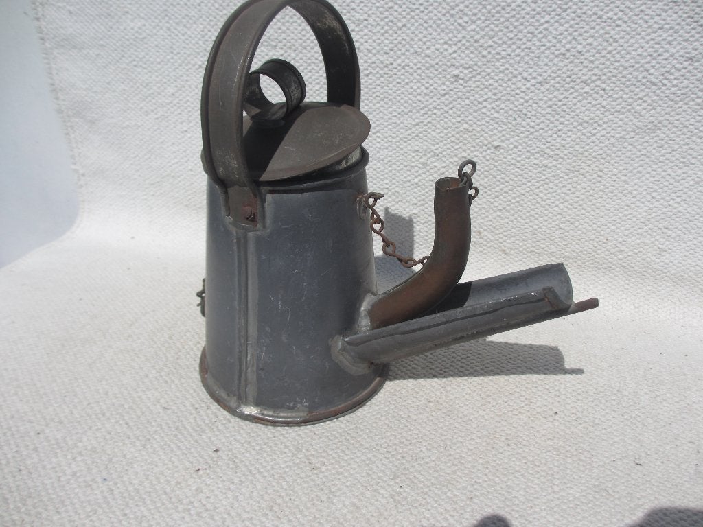 Vintage mijnwerkers lamp Engeland +/- 1900, Ophalen of Verzenden