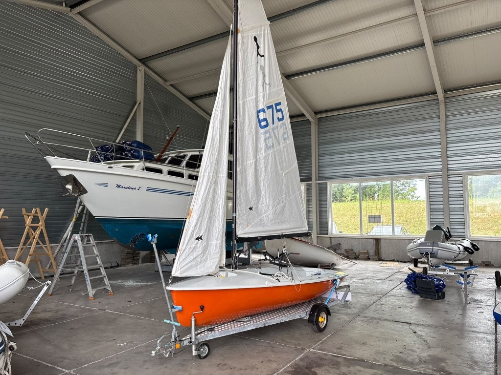 Gouteron Mowgli, Watersport en Boten, Open zeilboten, Gebruikt, Overige merken, Overige typen, Polyester, Fok, Grootzeil, Inclusief zeilen