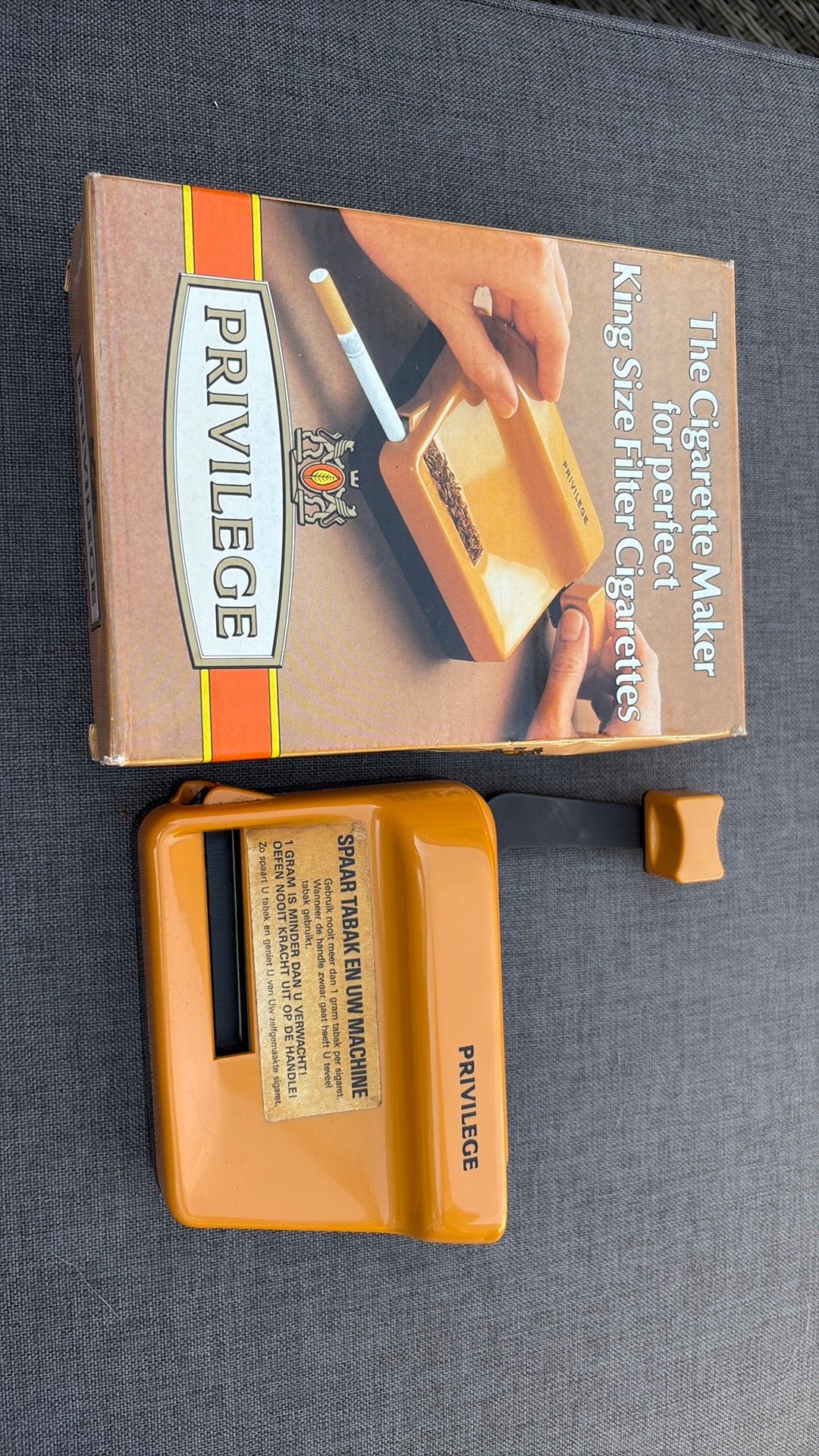 Retro Privilege sigarettenmaker, Verzamelen, Rookartikelen, Aanstekers en Luciferdoosjes, Ophalen of Verzenden, Zo goed als nieuw