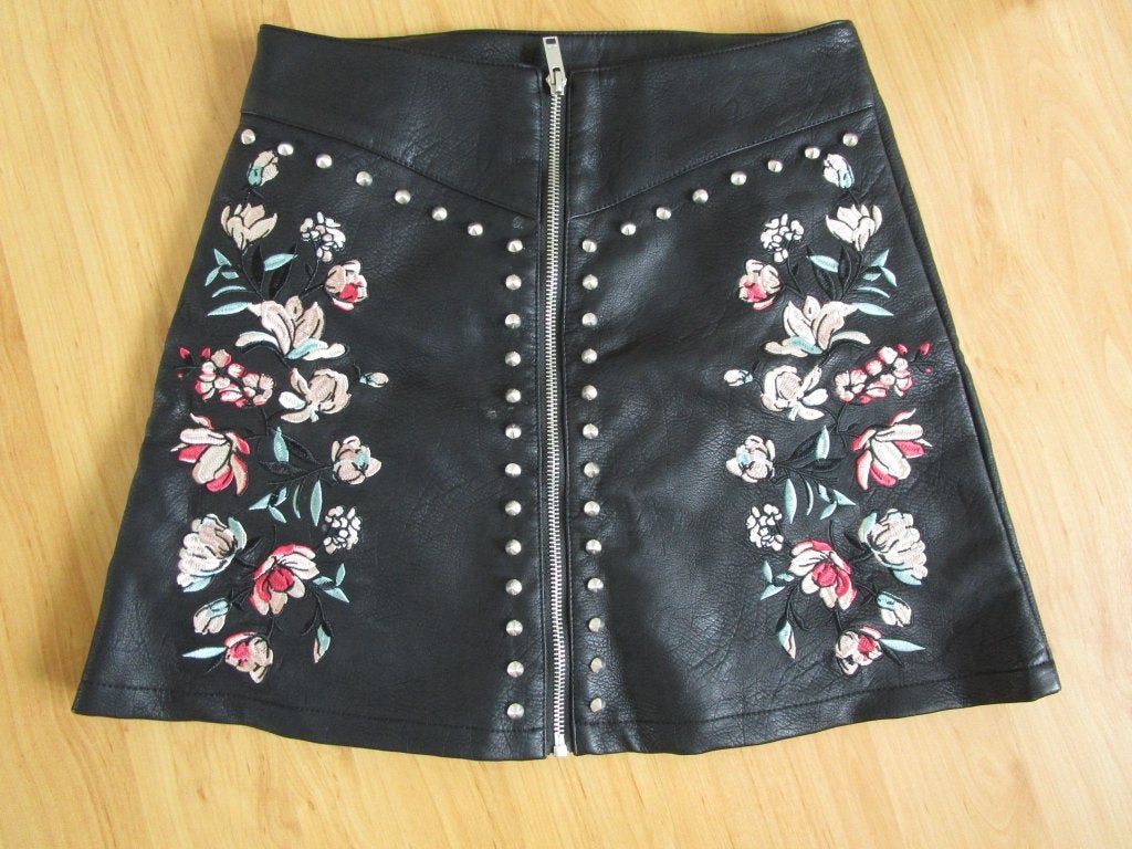 Only - fake leather rokje maat 34, Kleding | Dames, Only, Zwart, Ophalen of Verzenden, Zo goed als nieuw