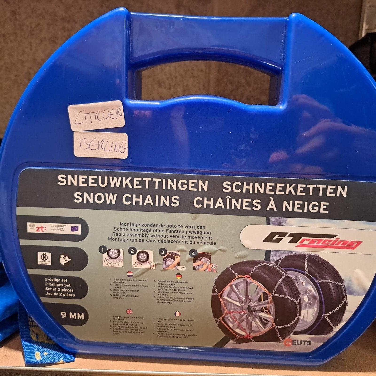 Sneeuwkettingen voor Citroën Berlingo - GT Racing KNS, Auto diversen, Ophalen of Verzenden, Nieuw