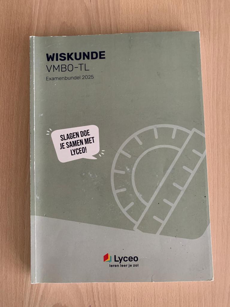 Wiskunde VMBO-TL Examenbundel 2025 Lyceo, Ophalen of Verzenden, Gelezen, VMBO, Wiskunde A