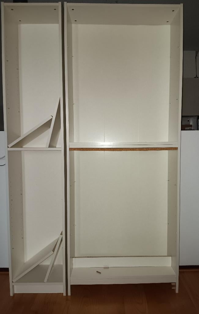 2 Ikea Billy boekenkasten, Ophalen, Met plank(en), Gebruikt, 200 cm of meer