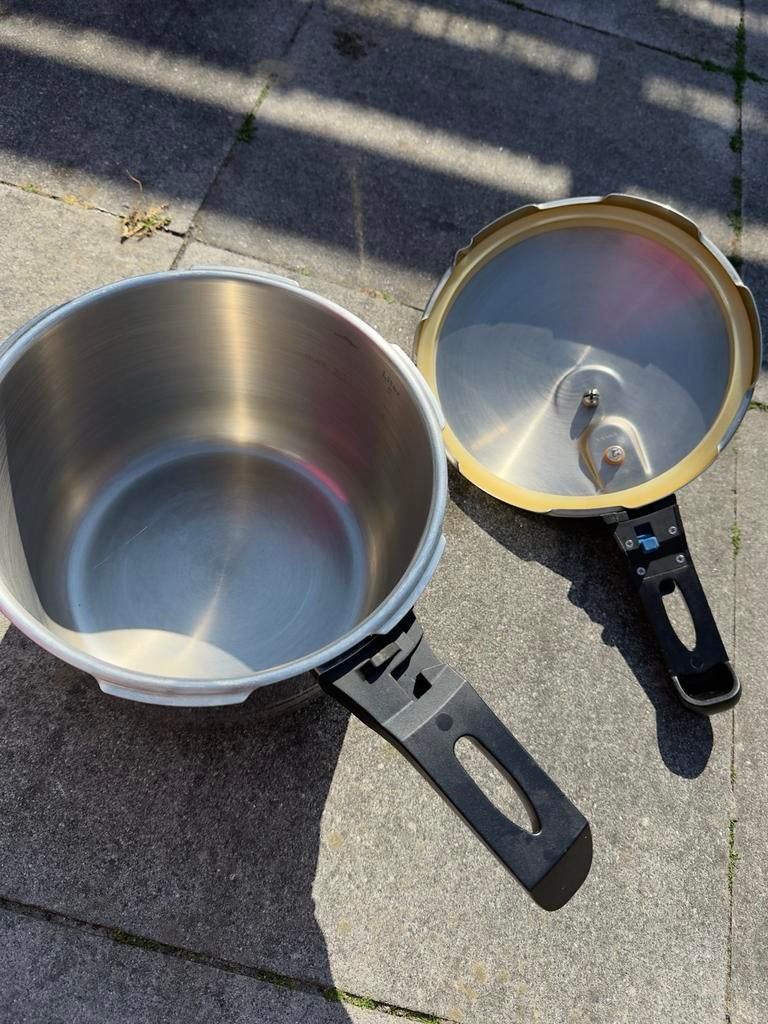 BRK Snelkookpan 6 Liter - RVS, Geschikt voor Inductie, Kookpan of Snelkookpan, Inductieplaat, Ophalen of Verzenden, Zo goed als nieuw