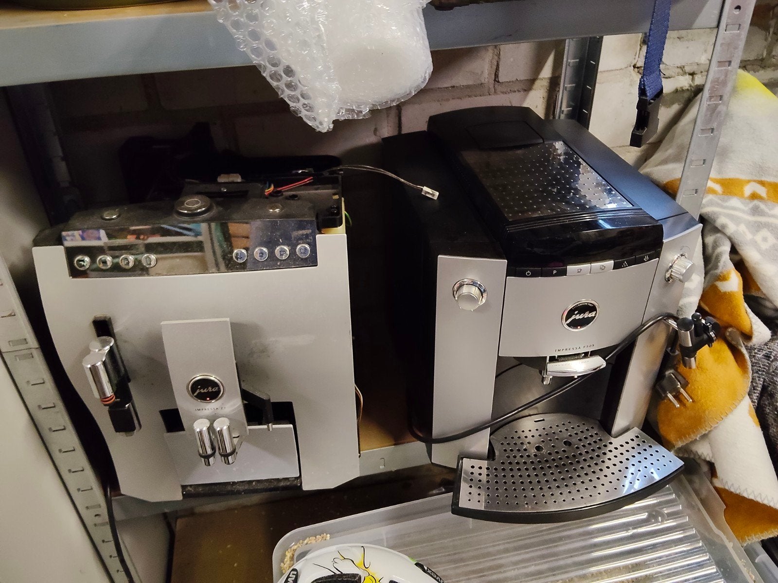 Jura Z7 (niet compleet) en Jura F505 (voor onderdelen), Ophalen of Verzenden, Gebruikt