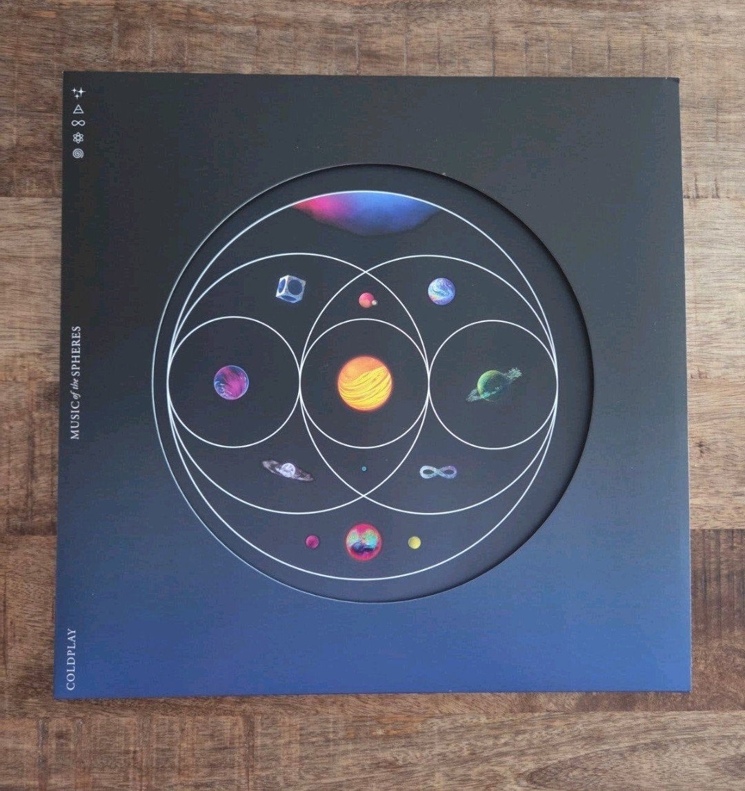 Lp Coldplay music of the spheres, Ophalen of Verzenden, Zo goed als nieuw, 12 inch