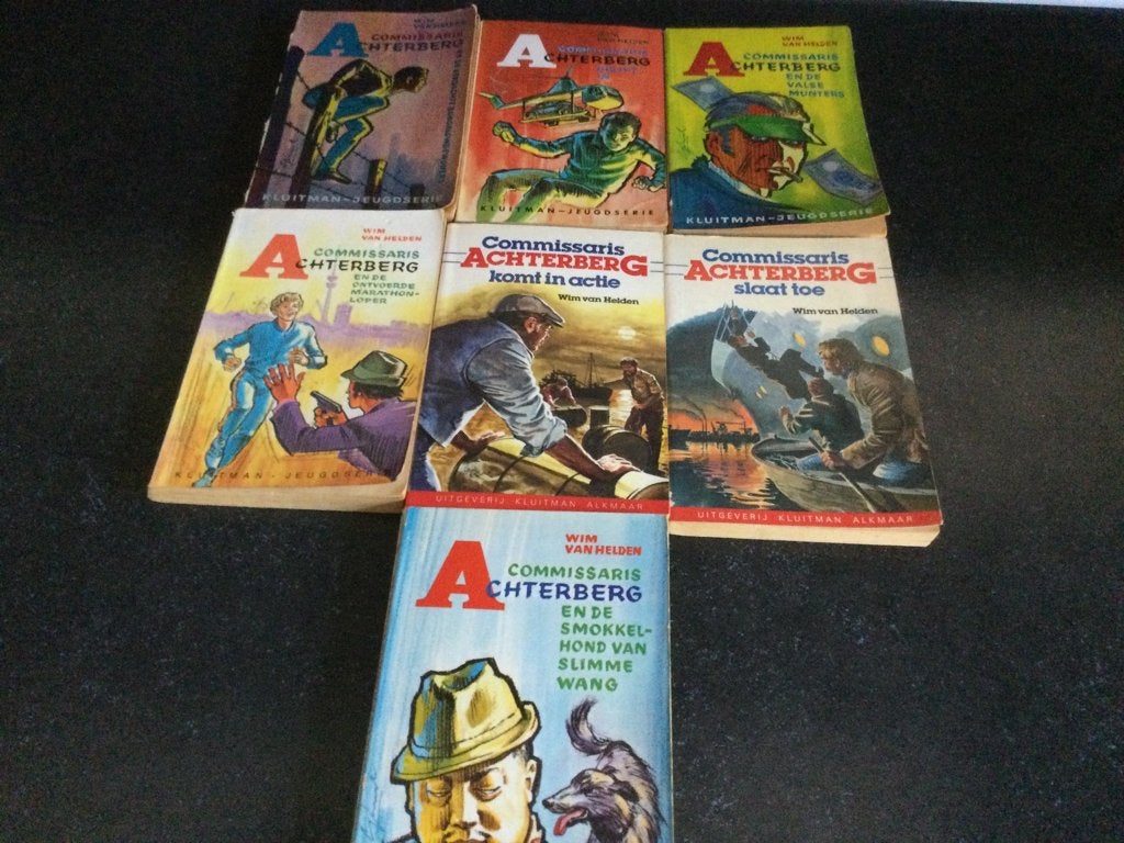 Commissaris Achterberg boeken - Wim van Helden (7 stuks), Gelezen, Ophalen of Verzenden, Fictie, Wim van Helden