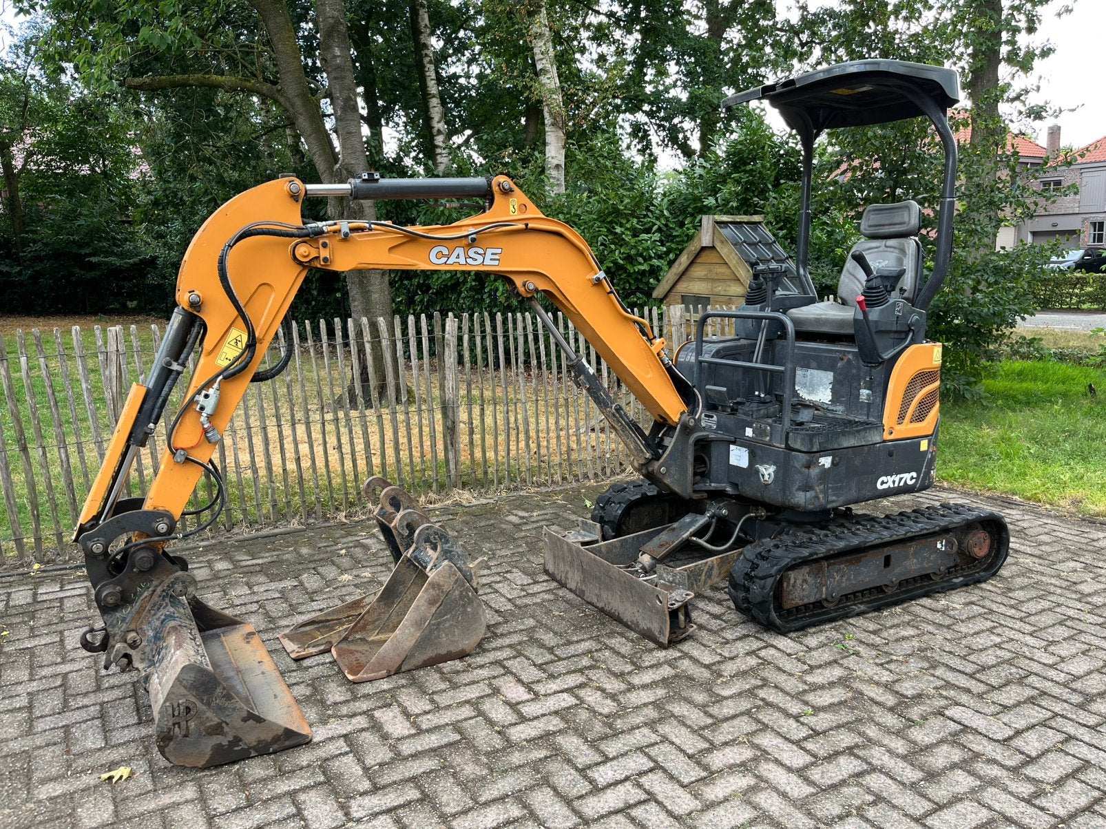 Case cx 17c minigraver BJ 2021 hydraulische snelwissel cw05, Zakelijke goederen, Machines en Bouw | Kranen en Graafmachines, Ophalen of Verzenden