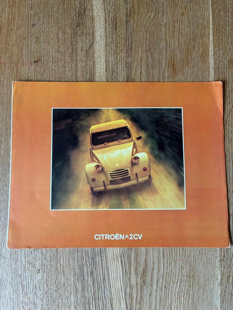 Citroën 2CV brochure 7/73, Ophalen of Verzenden, Zo goed als nieuw, Citroën