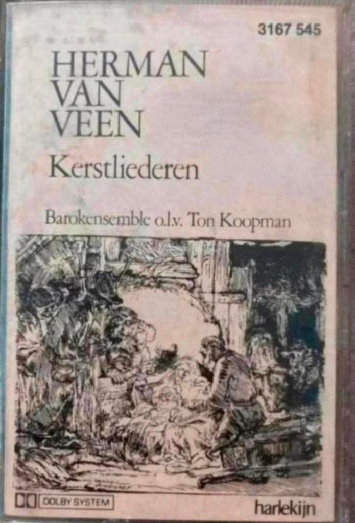 Herman van Veen Kerstliederen Cassette, Ophalen of Verzenden, Gebruikt, Nederlandstalig, 1 bandje