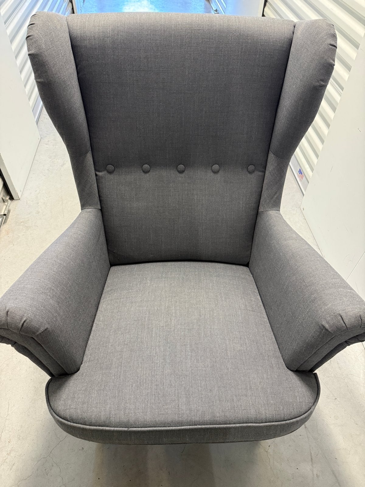 Ikea Strandmonn fauteuil - Zo goed als nieuw, Ophalen, Zo goed als nieuw, Stof, 75 tot 100 cm