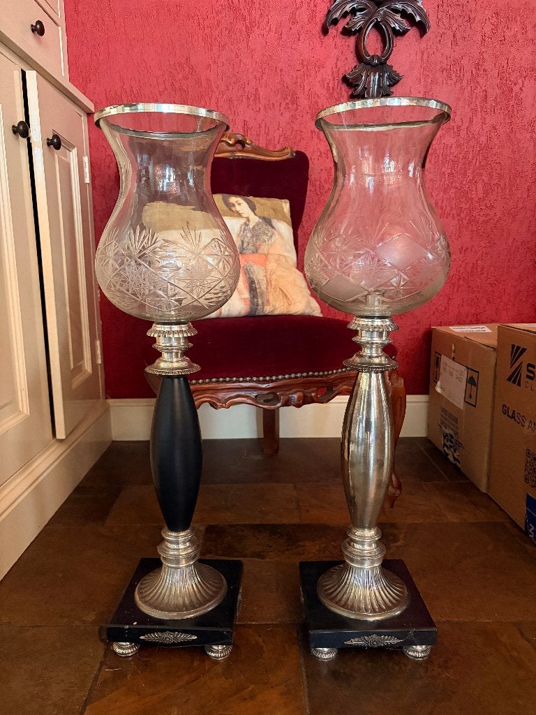 Klassieke windlichten, Ophalen, Windlicht, Gebruikt, Glas